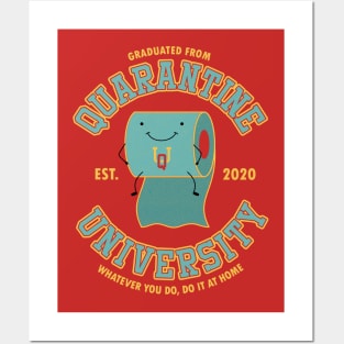 Quarantine university Posters and Art